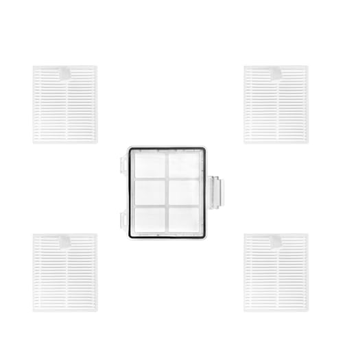 NVDERTA Roller Seitenbürste Primärfilter Mopp Kompatibel mit Xiaomi E10 / E12 / B112 / E10C Staubsaugerzubehör(Red) von NVDERTA