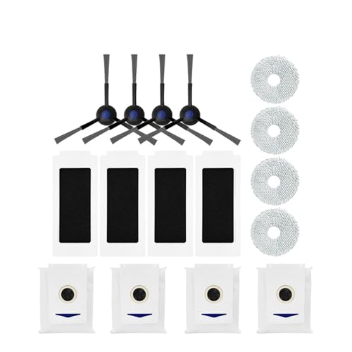 NVDERTA Seitenbürsten-Moppfilterbeutel, kompatibel mit Debot T30 Pro Omni/DDX14, Ersatzteile, Zubehör(012) von NVDERTA