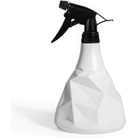 700 ml leere Handdruck-Sprühflasche, Kunststoff-Feinnebel-Sprühflaschen mit Auslöser, kleine Gießkanne für Haus und Garten, verstellbare Düse (weiß) von NVEES