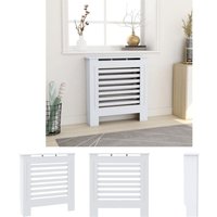 Nvees - The Living Store mdf Heizkörperverkleidung Weiß 78 cm - Heizkörper-Zubehör - Weiß von NVEES