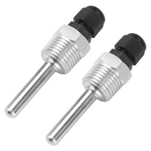 NVGFTG 2 Stück 1/2 Zoll Edelstahl Tauchhülse 8 × 50 mm Thermowell Tauchschutzrohre Thermoelemente Schutzrohr Tauchhülsen Temperaturfühler Edelstahl Tauchhülsen, für Temperatursensor NVGFTG 2 Stück 1/2 Zoll Edelstahl Tauchhülse 8 × 50 mm Thermowell Tauchschutzrohre Thermoelemente Schutzrohr Tauchhülsen Temperaturfühler Edelstahl Tauchhülsen, für Temperatursensor von NVGFTG