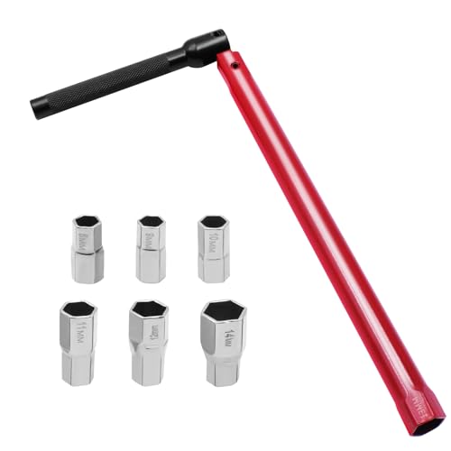 NVGFTG 7 Stück Standhahnmutterschlüssel Set 8-14 mm Standhahnschlüssel Universalwerkzeug Wasserhahnschlüssel Montagewerkzeug Armaturenschlüssel für Waschbeckenarmatur Sanitärinstallationen von NVGFTG