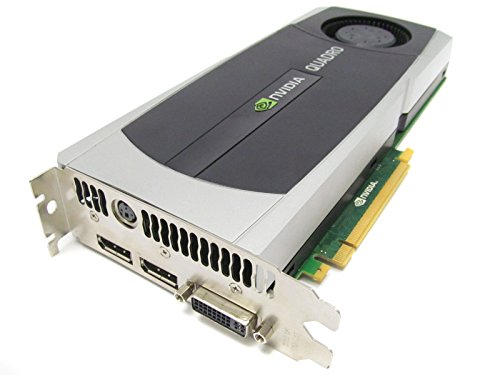 NVIDIA HP 671138–001 Quadro 5000 PCIe Grafikkarte – mit 2,5 GB GDDR5 GPU Memory, max Auflösung 2560 x 1600, One Dual Link DVI-I und zwei displayports von nVidia