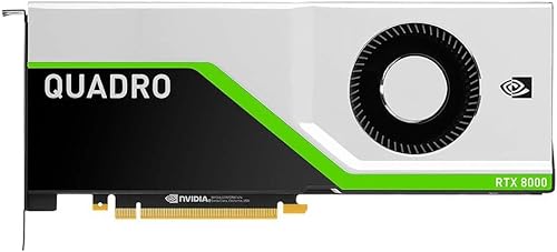 Nvidia PNY Quadro RTX 8000 48GB GDDR6 4x DisplayPort 1x USB C, PCIe Express Professional Grafikkarte (Plain Boxed) von NVIDIA