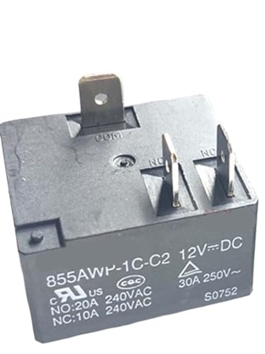 5 Stück 12V Relais 855AWP-1C-C2 12VDC 30A von NVIIDRBL