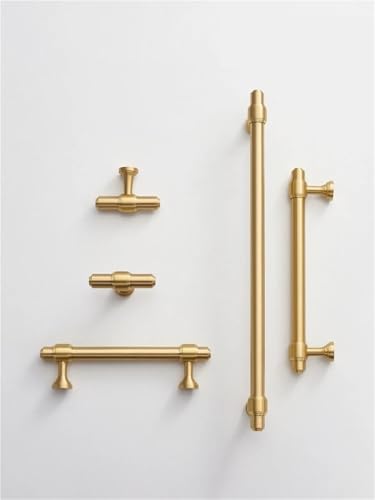 NVIIDRBL Massiv Messing Luxus Küchenschrank Kleiderschrank Schublade Türen Griff Tbar 1Pcs(CH039-BB-N25) von NVIIDRBL