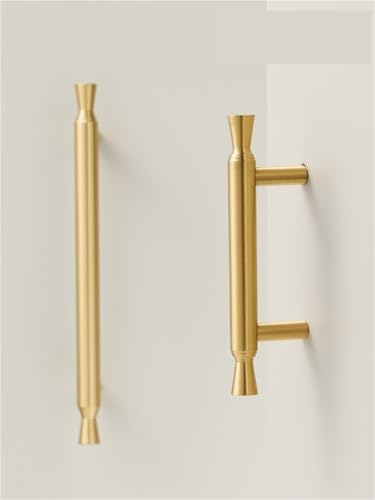 NVIIDRBL Massive Messing Schrankknöpfe T-Bar Langer Zug 115-380mm 4,5-15 Zoll Kleiderschrank Griff Drop 1Pcs(CH042-BB-96150) von NVIIDRBL