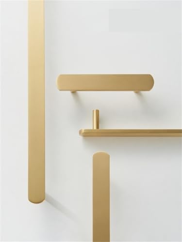NVIIDRBL Messing Plain Extended Länge Schrank Schublade Tür Griff 4-25 Zoll 500mm Pull Bar 1Pcs(CH074-BB-76115) von NVIIDRBL