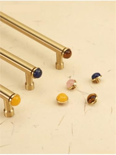 NVIIDRBL Möbelgriff im Kristalldesign, for Schränke, Kleiderschränke, Kommoden, Schuhkartons, Schubladen, rund, T-Stange, 160 mm, 1 Stück(C-7201- Fei Huang,Hole to Hole - 160mm) von NVIIDRBL