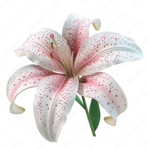 Lilien-Rhizome/Winterhart/Orientalische Exotikblume/elegantes Aussehen/oft als Schnittblume verwendet/Perfekt als Gartendekoration/(NVNJHJN)-2 Rhizome-B von NVNJHJN