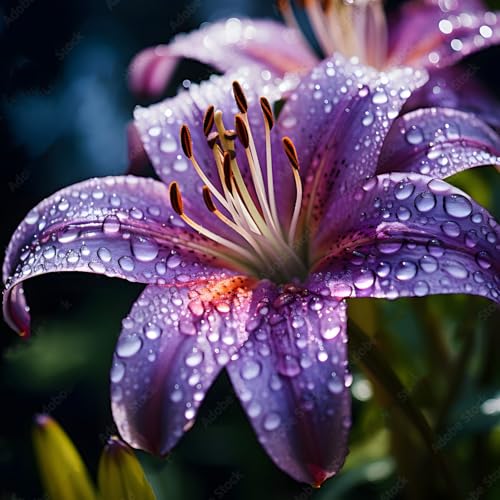 Lilien-Rhizome/Winterhart/Orientalische Exotikblume/elegantes Aussehen/oft als Schnittblume verwendet/Perfekt als Gartendekoration/(NVNJHJN)-6 Rhizome-A von NVNJHJN