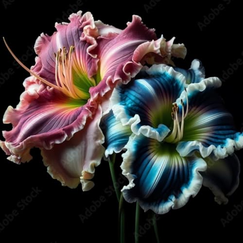 Taglilien-Rhizom. Kältebeständige,.Verschönern Sie die Umgebung.Hoher Zierwert. Leicht zu kultivieren.-8 Rhizome-D von NVNJHJN