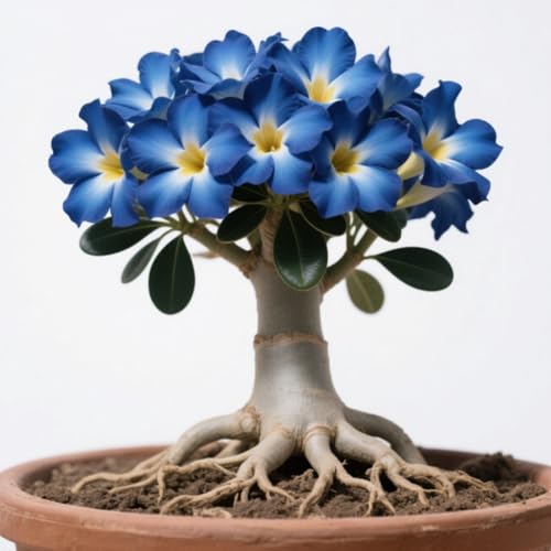 –Wüstenrose rhizome- Blütenblätter in verschiedenen Farben -Beste Wahl für Gartenarrangements-/ /(NVNJHJN)-4 rhizome-H von NVNJHJN