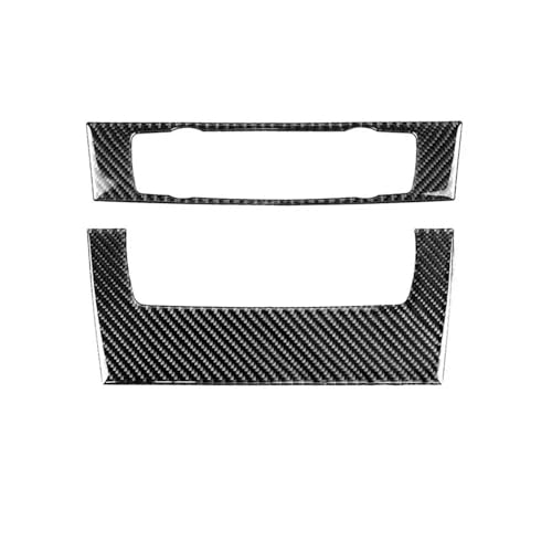 NVNZMFPPW Auto Dekoration Für B&MW E90 E92 E93 3er-Reihe Innenraum-Zubehör Echte Carbonfaser Abdeckung Für Die CD-Bedienkonsole Auto Aufkleber(B) von NVNZMFPPW