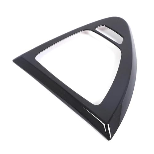 NVNZMFPPW Auto-Innenleisten Auto Center Console Gear Shift Panel Dekorativer Rahmenaufkleber Für B&MW 6er E63 E64 2007 2008 2009(Black) von NVNZMFPPW