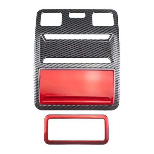 NVNZMFPPW Auto-Innenleisten für F&ord für Ranger XL XLT XLS für Wildtrak 2023 ABS Leselampe Abdeckung Rahmen Zierleiste Innenraum dekorativ (3 Stück) von NVNZMFPPW