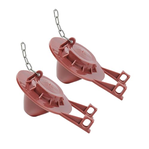 2 Stück Home Seal Tanks Flapping Covers Toilet Flapper Flush Valves Covers 5.1 cm Universal Toilet Stoppers Flapper Toilet Flapper Replacement von NVOQILIN