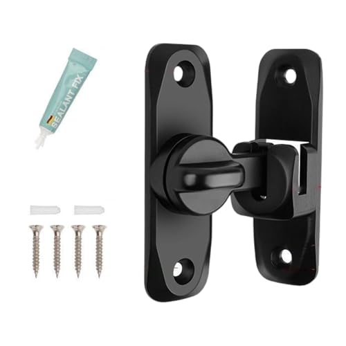 90/180 Grad Scheunentürschlösser ohne Bohren Schiebetür Zincs Legierung Flipping Hardware dauerhafte Privatsphäre Riegel 90/180 Grad Scheunentürschlösser ohne Bohren Schiebetür Zincs Legierung Flipping Hardware dauerhafte Privatsphäre Riegel von NVOQILIN