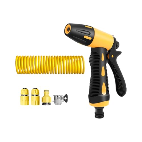 Automatischer Entwässerungsschlauch mit starker Sprühdüse, wandmontierte Aufbewahrungsdesigns für die Autowartung, alles in Wasch- und Gartenbewässerungs-Set von NVOQILIN