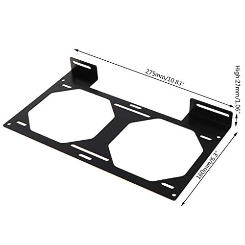 Desktop for Case 120 240 360 480 Heizkörper wassergekühlt externe Halterung 12 cm 14 cm Lüfter Kühlung Umwandlung Fix Halterung von NVOQILIN
