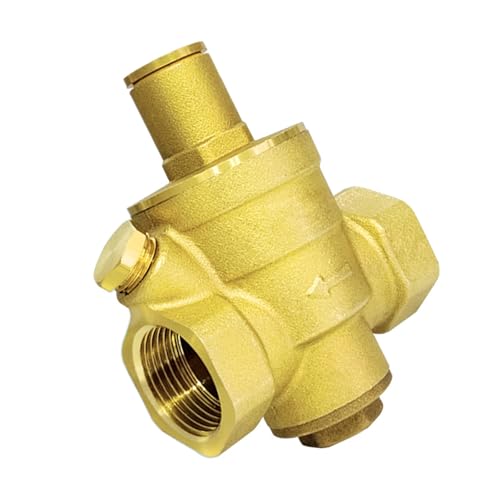 Einstellbare Überdruckventile DN15/DN20/DN25/DN32 Regler Messing Wasserdruckreduzierung Regler Ventile Einstellbare Entlastung von NVOQILIN
