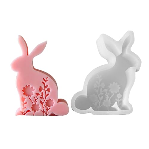 Einzigartige Hasen-Dekorationsformen, stabile Form für handgefertigte Osterhasen, duftendes Ornament, eleganter Osterduft Einzigartige Hasen-Dekorationsformen, stabile Form für handgefertigte Osterhasen, duftendes Ornament, eleganter Osterduft von NVOQILIN