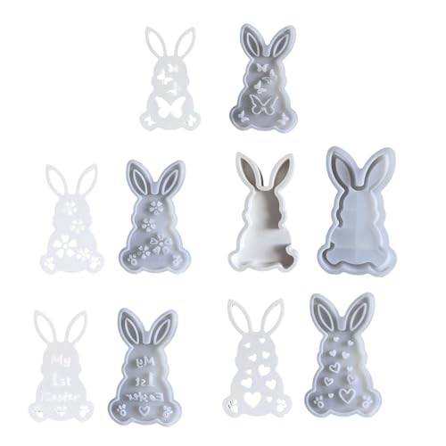 Flexible Silikonform für Bürodekoration, Ostern, Kaninchen, Schreibtischatmosphäre, Lichtherstellung, Urlaubsthema, Bastelform Flexible Silikonform für Bürodekoration, Ostern, Kaninchen, Schreibtischatmosphäre, Lichtherstellung, Urlaubsthema, Bastelform von NVOQILIN