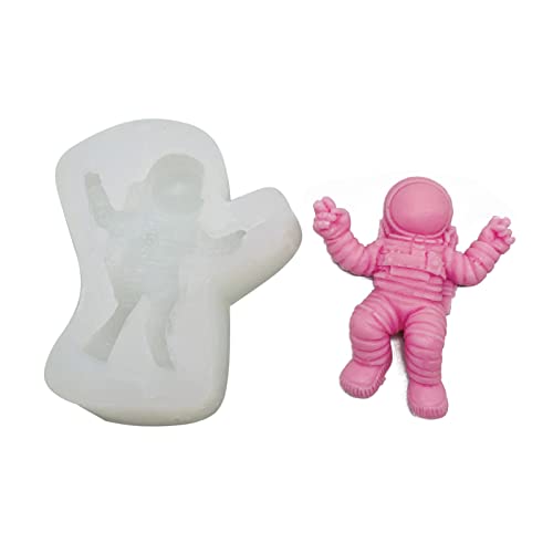 Geometrie Astronaut Raumschiff Epoxy Silikon Kristall Form Tisch Weiche Keramik Gips Ornament Dekor Astronaut Formen Silikon von NVOQILIN