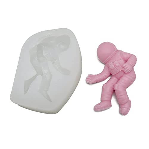 Geometrie Astronaut Raumschiff Epoxy Silikon Kristall Form Tisch Weiche Keramik Gips Ornament Dekor Astronaut Formen Silikon von NVOQILIN