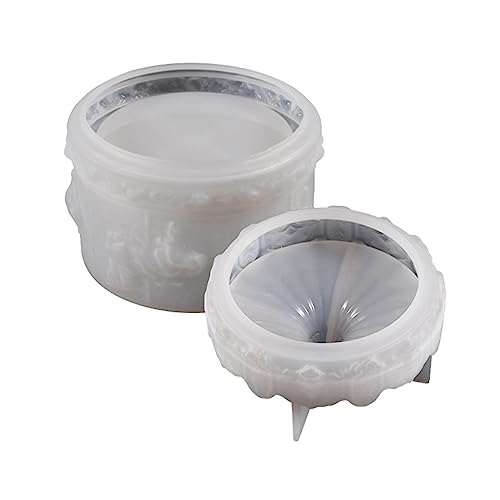 Karussell-Silikonform, Aufbewahrungsbox, Kristall-Epoxidharz-Form für Süßigkeiten, Schmuckkästchen, Heimdekoration, Karussell, Süßigkeitenbehälter Karussell-Silikonform, Aufbewahrungsbox, Kristall-Epoxidharz-Form für Süßigkeiten, Schmuckkästchen, Heimdekoration, Karussell, Süßigkeitenbehälter von NVOQILIN