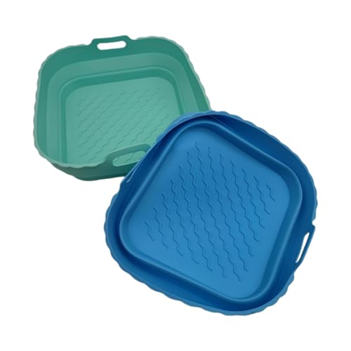 NVOQILIN Air Fryer Silicone Liner Nonstick Reusable Air Fryer Basket Liner for Air Fryer Silicone Pots Air Fryer Oven Accessories von NVOQILIN