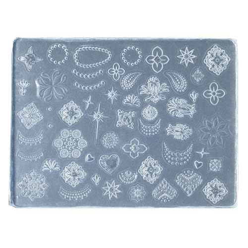 Silikon-Gießform, geprägte Muster, Nägel, Schnitzform, Schablonen, Schnitzvorlagen, Salonbedarf, Skulpturen von NVOQILIN