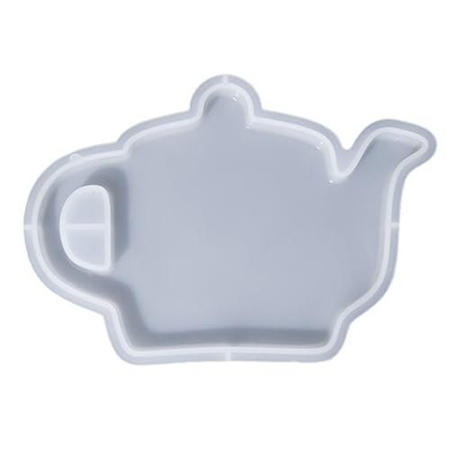Silikon-Untersetzer-Formen aus Kunstharz, zum Basteln, Teekannen-Form, Tassen-Matten, Textur für Epoxidharz und Projekte, flexible Form Silikon-Untersetzer-Formen aus Kunstharz, zum Basteln, Teekannen-Form, Tassen-Matten, Textur für Epoxidharz und Projekte, flexible Form von NVOQILIN
