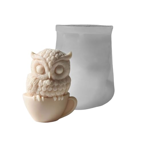 Silikonform in Eulenform für Duft- und Heimdekorationen, wiederverwendbar und leicht zu lösen, detaillierte Designs Silikonform in Eulenform für Duft- und Heimdekorationen, wiederverwendbar und leicht zu lösen, detaillierte Designs von NVOQILIN