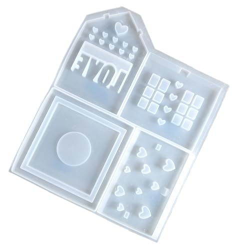 Stabile Herzhaus-Silikonform, benutzerfreundliches Silikon für Herz und Lampenhalter, einfaches Herauslösen Stabile Herzhaus-Silikonform, benutzerfreundliches Silikon für Herz und Lampenhalter, einfaches Herauslösen von NVOQILIN