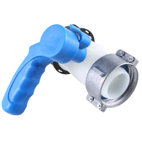 Wassertank-Adapter, DN40, 62 mm, Grobgewinde, Tankadapter, Wasserhahn-Rohrverbinder, Wasserablauf, Absperrklappen, Auslass von NVOQILIN