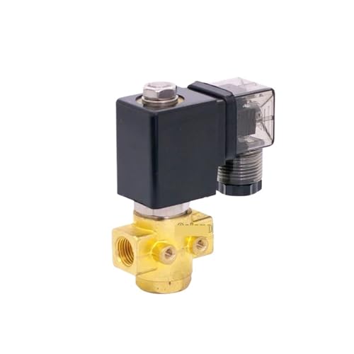 2-Wege-2-Positionen-Normal-Open-Pneumatik-Messing-Wasser-PU-04K-Magnetspule D16011-Spule 0-7bar Öffnung 4mm AC220V-Anschluss G1/4"(AC220V) von NVSFZGIYG
