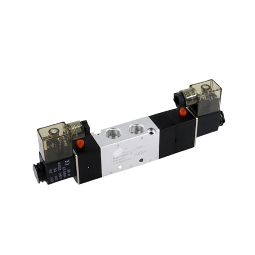 4V230-08 Drei-Positionen-Fünf-Wege-Doppelspulen-Pneumatikmagnetventil 220V Elektronisches Ventil 24V-Steuerventil(Ac220v,4V230C-08) von NVSFZGIYG