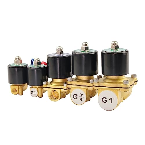 NVSFZGIYG BSP Elektrisches Magnetventil DN6 DN8 DN15 DN20 DN25 N/C Pneumatikventil 12V 24V 220V 1St(220v,DN25) von NVSFZGIYG