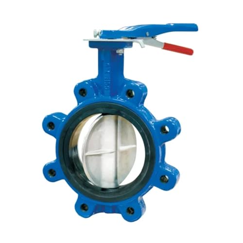 NVSFZGIYG Manual Butterfly Valve 4 inch DN100 DN200 dn300 SS304 Stainless Steel Lug Type Center Line Butterfly Valve with Handwheel(2 1 2in) von NVSFZGIYG