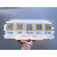 Qr-Code-Anzeige Geschäftsschild | Zahlungsmittel-Zeichen Social Media Zeichen von NVSprinting