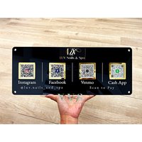 Qr Codes Payment Business Sign | Venmo Cash App Paypal Zahlung Friseur Kosmetiker Salon Schild von NVSprinting