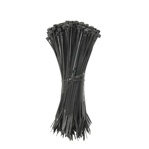 NVVVNX Nylon-Kabelbinder, selbstsichernd, Kunststoff, 3 x 100, 3 x 150, 4 x 200 MRO, Industrieversorgungsbefestigungen, Hardwarekabel (3 x 150), 100 Stück von NVVVNX