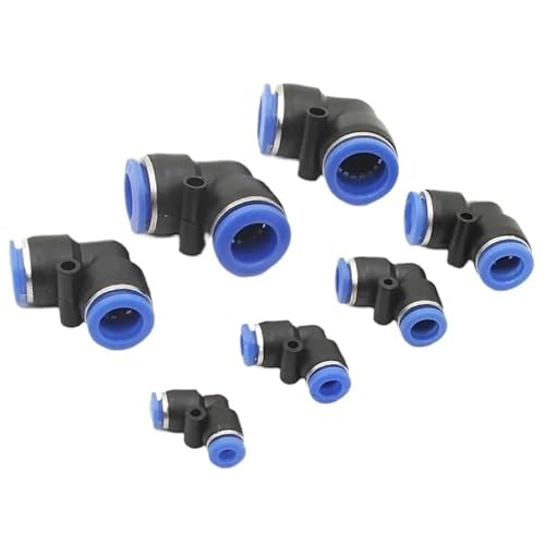 NVVVNX Schlauchverbinder, Armaturen, Luftschlauch, Schnellkupplung, 4, 6, 8, 10, 12 mm, PV-Steckverbinder (12 mm) von NVVVNX