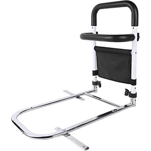 Bettsicherheits-Hilfsgitter, Höhenverstellbare Bettgitter Mit PU-gepolsterten U-förmigen Haltegriffen, Aufbewahrungstasche Und Rutschfester Auflage. Bis Zu 136 Kg Schwere Matte Für Senioren Und Ältere von NVYAZJ