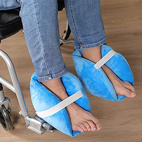 NVYAZJ Fußstützkissen, Fersenkissen Protektorkissen, Druckgeschwüre Verhindern Schmerzlinderung Ruheerhöhung Warm Halten, Fußabsacken Verhindern, Geeignet Für Patienten Und Ältere von NVYAZJ