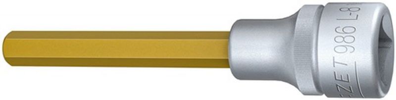 NW-HAZET Steckschlüsseleinsatz (1/2 “ Innen-6-kant / Schlüsselweite 8 mm) - 986L-8 von NW-HAZET