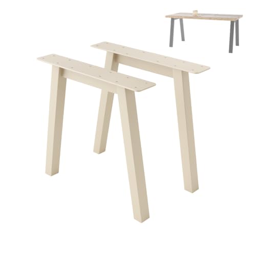 NWELD Tischfüsse Tischbeine Metall Beige 43x72x11cm Tischkufen DIY - Tischbein Set - Tischfuß Loft. Industriestil für Couchtisch. Esstisch. Schreibtisch NWELD Tischfüsse Tischbeine Metall Beige 43x72x11cm Tischkufen DIY - Tischbein Set - Tischfuß Loft. Industriestil für Couchtisch. Esstisch. Schreibtisch von NWELD