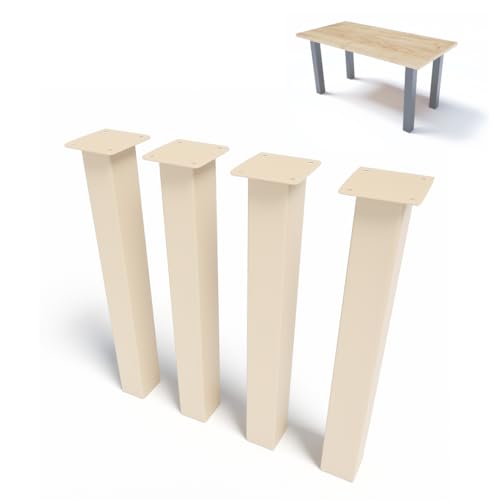 NWELD Tischfüsse Tischbeine Metall EINFACH Beige 72x13x13cm Tischkufen DIY - Tischbein Set - Tischfuß Loft. Industriestil für Couchtisch. Esstisch. Schreibtisch NWELD Tischfüsse Tischbeine Metall EINFACH Beige 72x13x13cm Tischkufen DIY - Tischbein Set - Tischfuß Loft. Industriestil für Couchtisch. Esstisch. Schreibtisch von NWELD