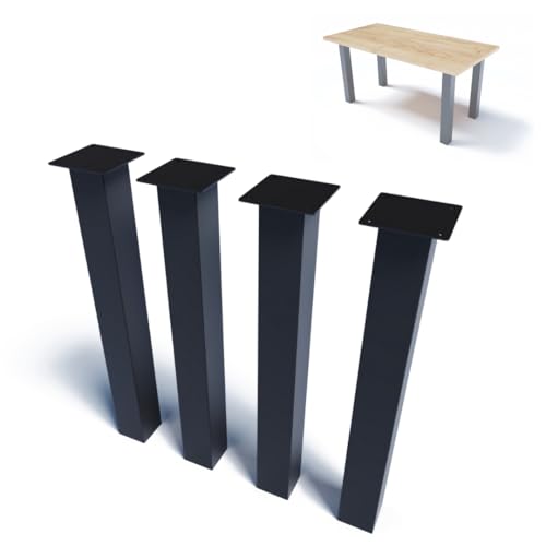 NWELD Tischfüsse Tischbeine Metall EINFACH Schwarz 72x13x13cm Tischkufen DIY - Tischbein Set - Tischfuß Loft. Industriestil für Couchtisch. Esstisch. Schreibtisch NWELD Tischfüsse Tischbeine Metall EINFACH Schwarz 72x13x13cm Tischkufen DIY - Tischbein Set - Tischfuß Loft. Industriestil für Couchtisch. Esstisch. Schreibtisch von NWELD